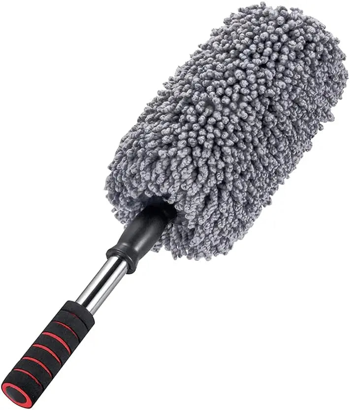 Ultra Soft Microfiber Car Duster – Extendable Handle for Easy Cleaning