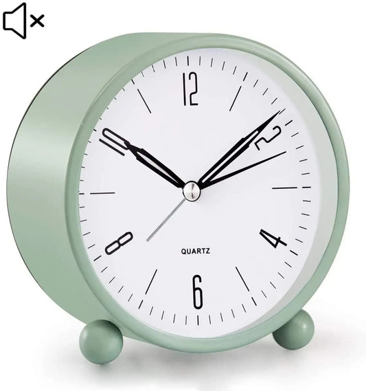 Silent Non-Ticking Alarm Clock – Perfect for Bedroom & Bedside