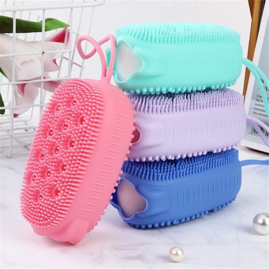 Silicone Body Scrubber – Exfoliating Shower Brush & Skin Massager