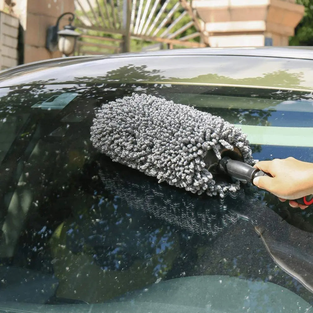 Ultra Soft Microfiber Car Duster – Extendable Handle for Easy Cleaning