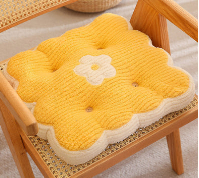 Luxurious Corduroy Thickened Chair Cushion